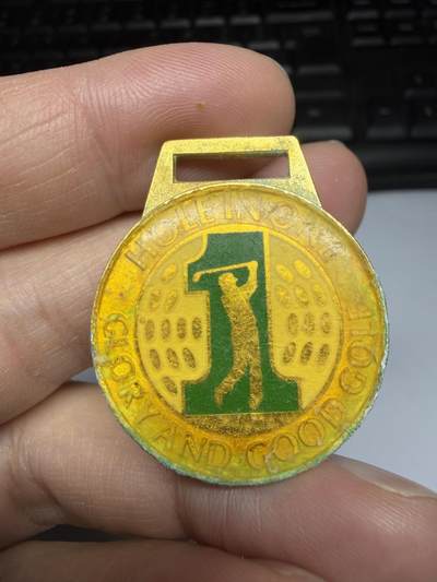 2025年集古藏今外币拍卖第十一期-第6场—（总第296拍），可以寄存60天，满160元包邮。 - 高尔夫纪念章，直径30毫米