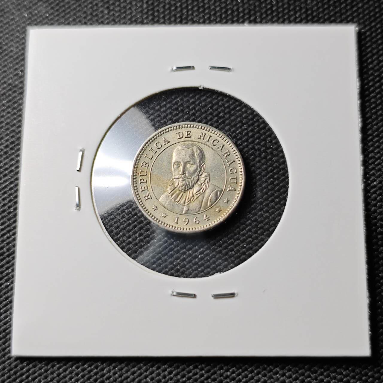 KK钱币收藏小铺 《套币 好品/批量散币专场》  2月预留时间 周末发货  1964尼加拉瓜5分 好品