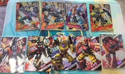 龙虎卡牌-七零场，2026首场，全场包邮！！（无佣金，周六结拍，欢迎送拍） - 9张不重复 卡游变形金刚 (UR4张+SSR5张)