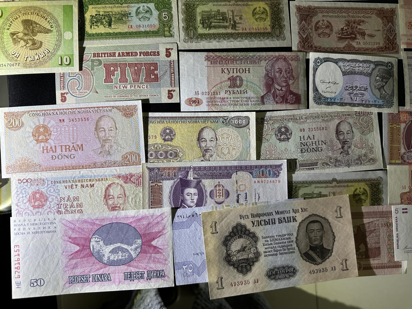 《外钞收藏家》第五百九十八期（2026年新年第一场）（本平台长期征集拍品、欢迎藏友们联系合作） 巴基斯坦、越南等纸币一起 几十张一起 大部份全新 有几张非全新