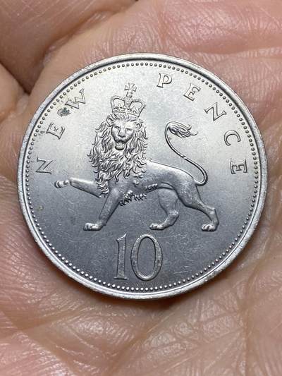 2026年第一场(总第一百七十场）外国好品散币场(免佣金) - 英国🇬🇧1968年10新便士(伊丽莎白二世中年花冠，十进制第一版首发年)