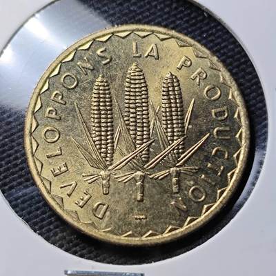 KK钱币收藏小铺 《套币 好品/批量散币专场》  2月预留时间 周末发货 -  1975马里100法郎 好品