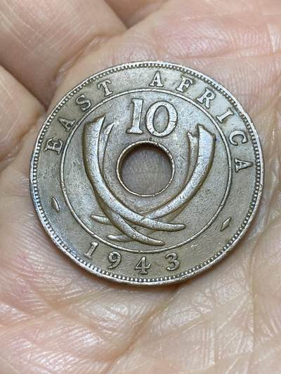 2026年第一场(总第一百七十场）外国好品散币场(免佣金) - 英属东非1943年10分(乔治六世第二版)