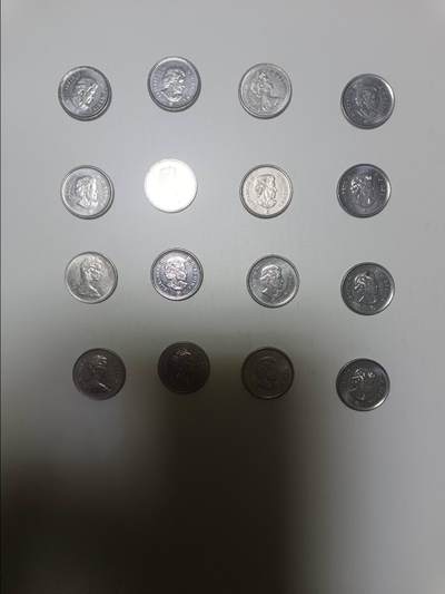 【20260101】非全新纸币和硬币第320场 - 加拿大10分16枚硬币