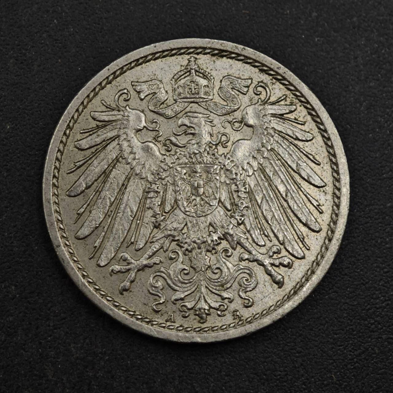 【淘币小摊】实时拍第八百三十七拍   散币银币场   满百包邮可预留二周 每周一统一发货   德国1911年10芬妮镍币