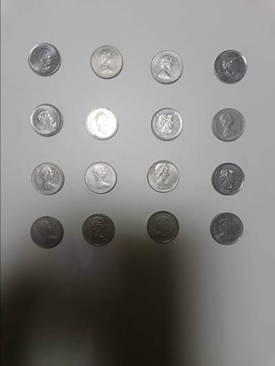 【20260101】非全新纸币和硬币第320场 - 加拿大5分16枚硬币