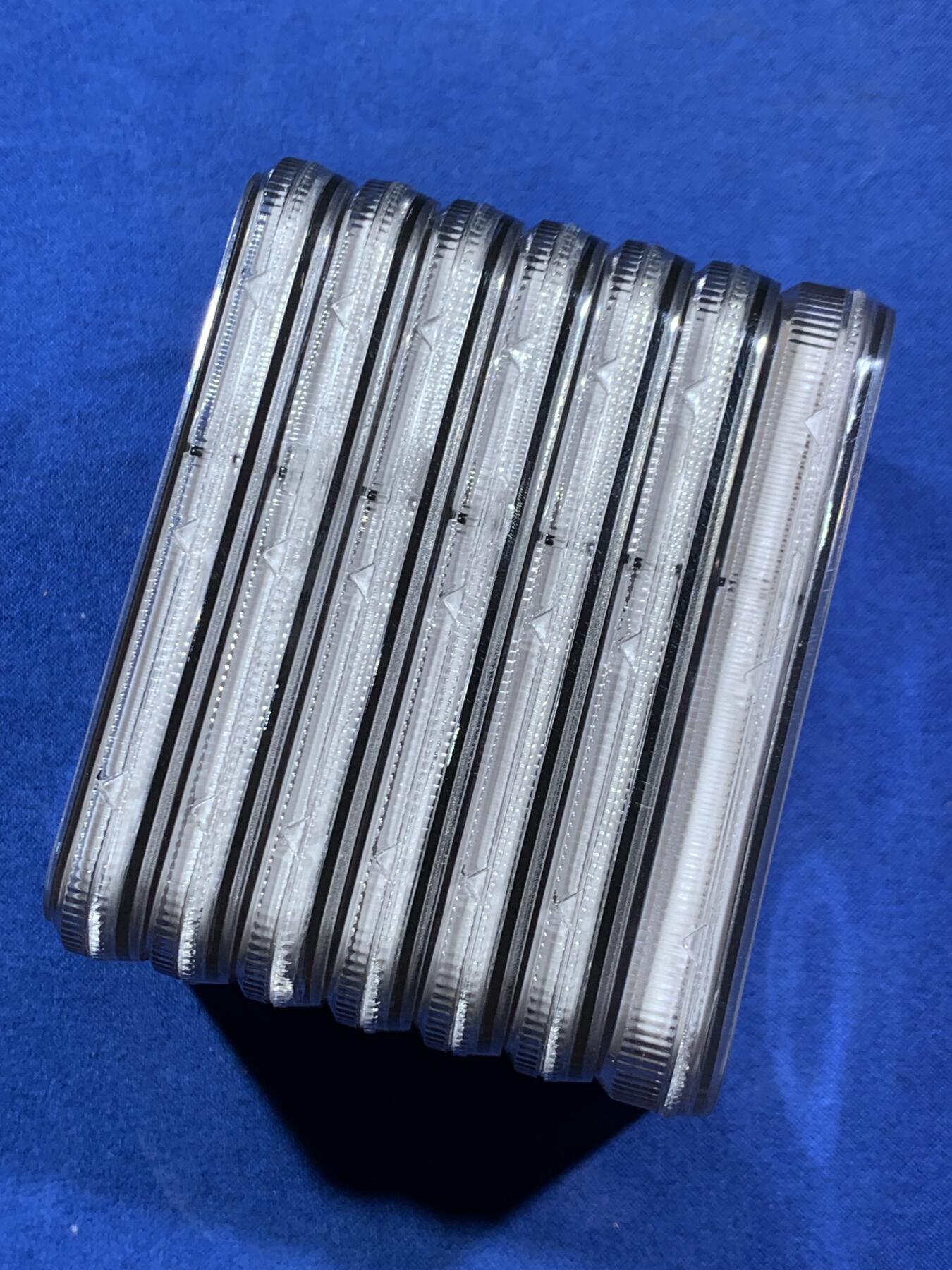 《竞宝斋》第453场 周日，周一 2场连拍 （全场包邮，欢迎送拍） 七枚一组 NGC PF67UC-PF69UC 法属赫布里底群岛1974年/1979年加厚精制校样银币 100法郎为加厚盒 太平洋岛国 艺术设计独特 只有几百枚的发行量 8月份SBP一套分数较差的成交价为人民币11000元