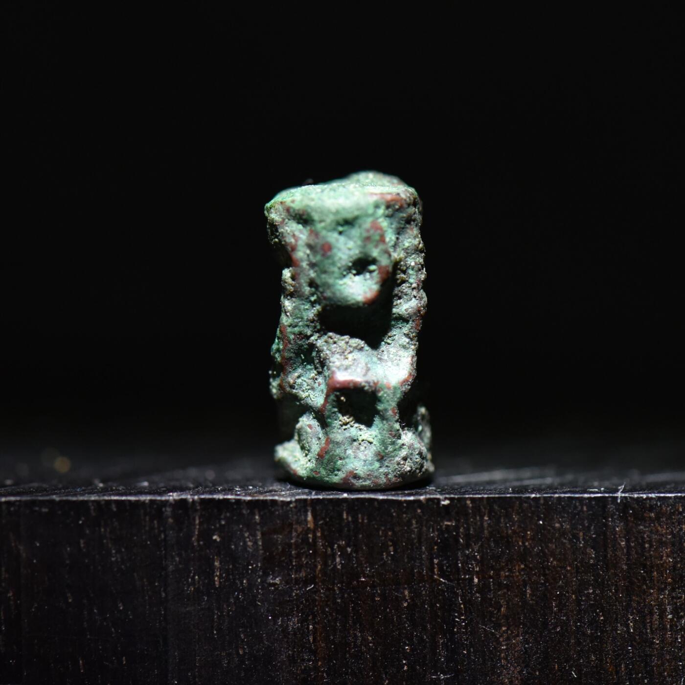 【良泉】第45期【直播场】1月15日晚19.30点开拍！ 208组，西方古代钱币、丝路古珠杂项专场 公元前一千纪【巴克特里亚-马尔基亚纳】青铜滚印