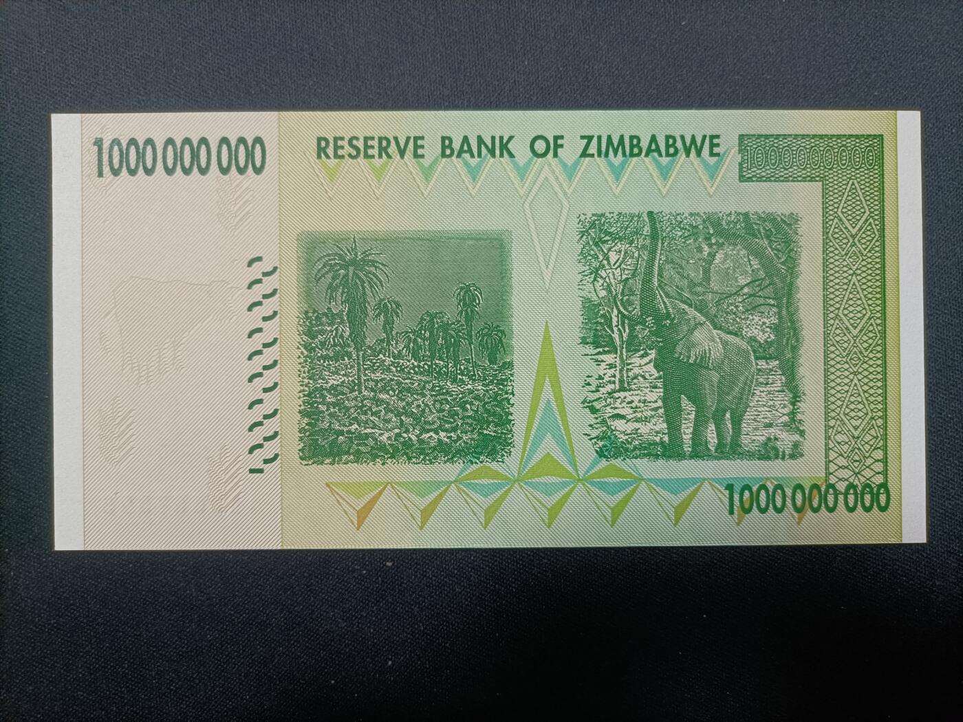 【游宝包邮场】蛇年第103期  津巴布韦-200/100/10亿【2008年 UNC/UNC-】