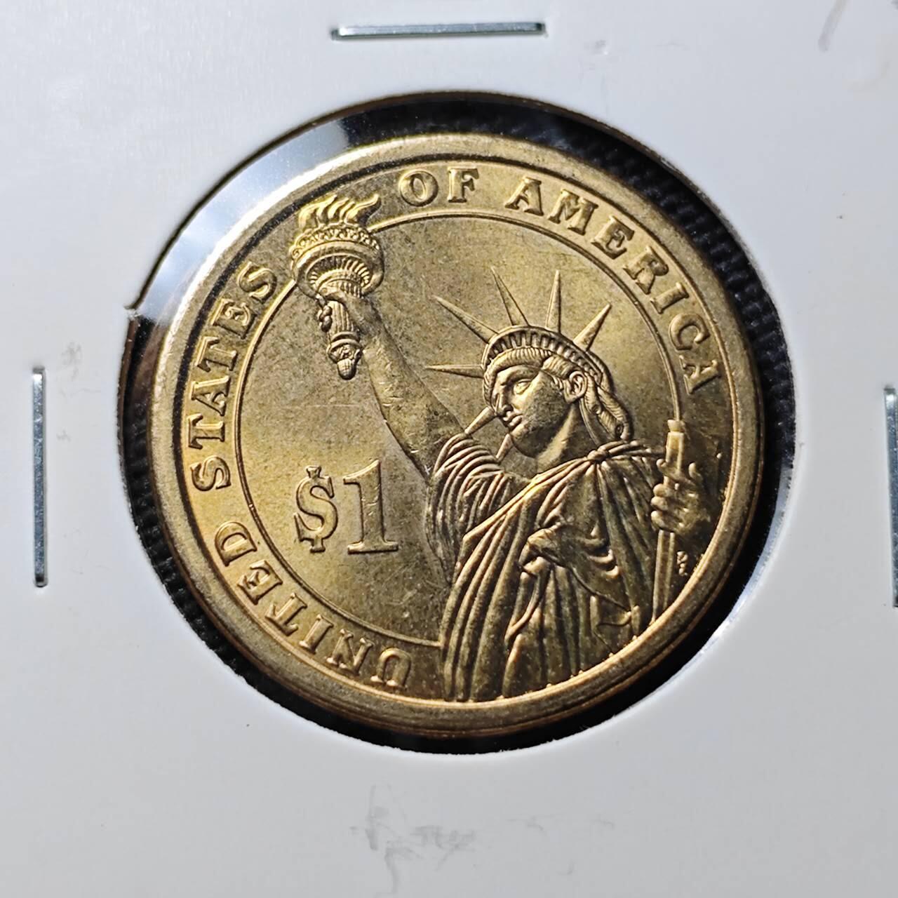 KK钱币收藏小铺 《套币 好品/批量散币专场》  2月预留时间 周末发货    美国总统纪念币1元 好品