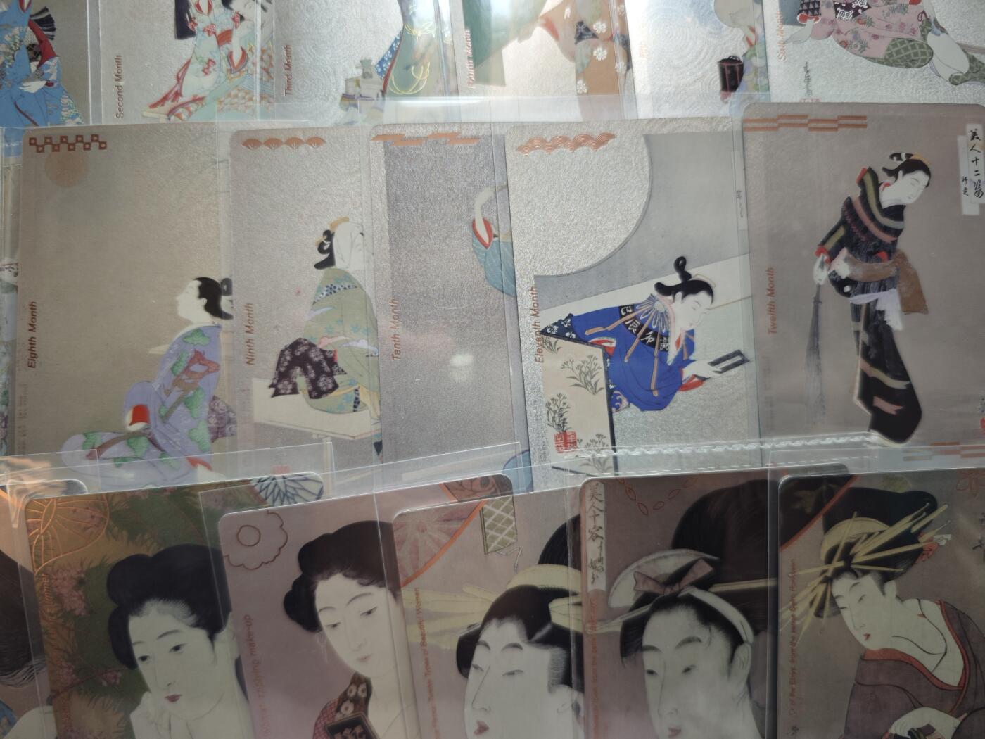 【随心含颖卡拍53期】卡游/集卡社/卡卡沃 抽卡机专场拍卖【无佣金】 卡游 大英博物馆绝版卡 美人卡18张