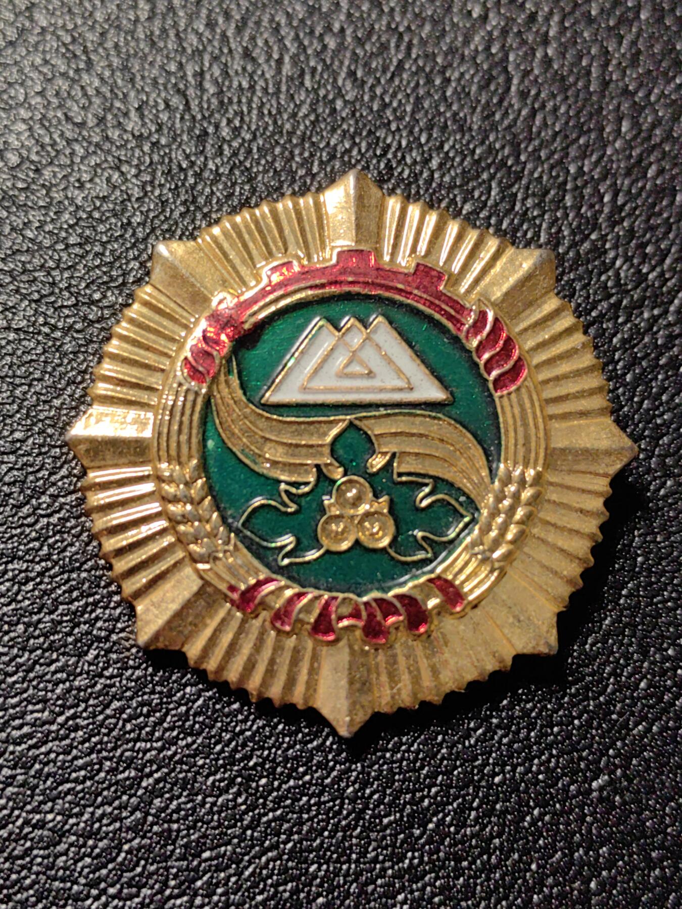 靖甫拍卖新拍第一场 柯尔克孜自治州服务奖章