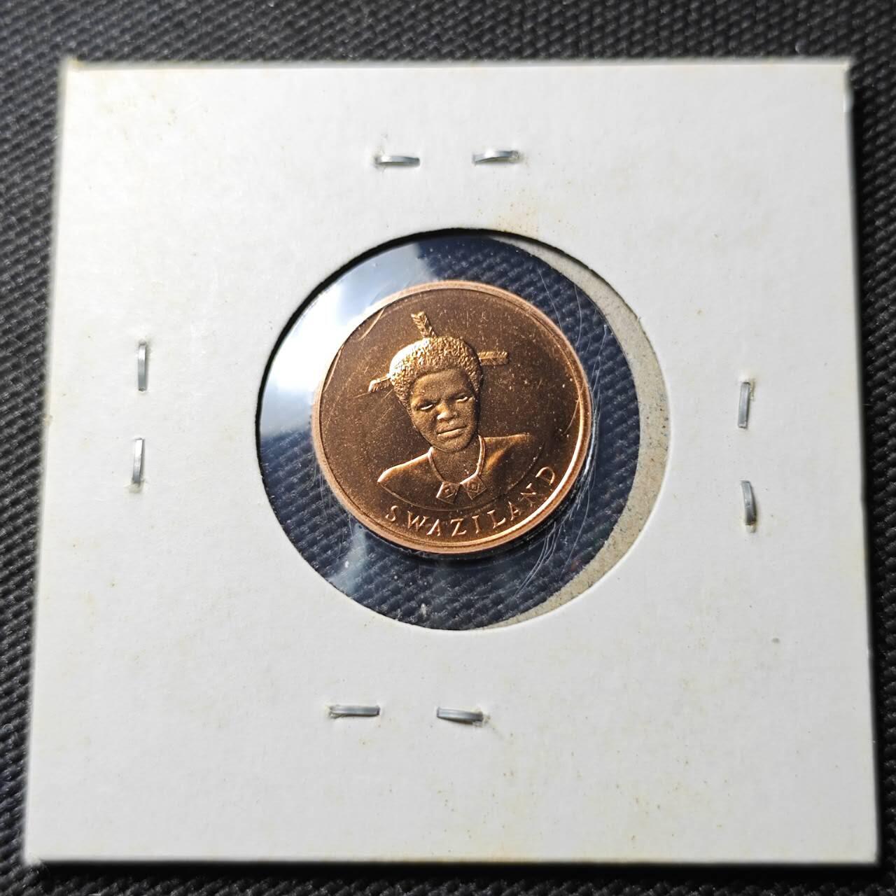 KK钱币收藏小铺 《套币 好品/批量散币专场》  2月预留时间 周末发货  1986斯威士兰1分 好品