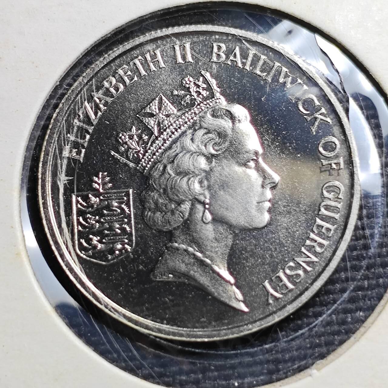 KK钱币收藏小铺 《套币 好品/批量散币专场》  2月预留时间 周末发货  1988泽西5便士 好品