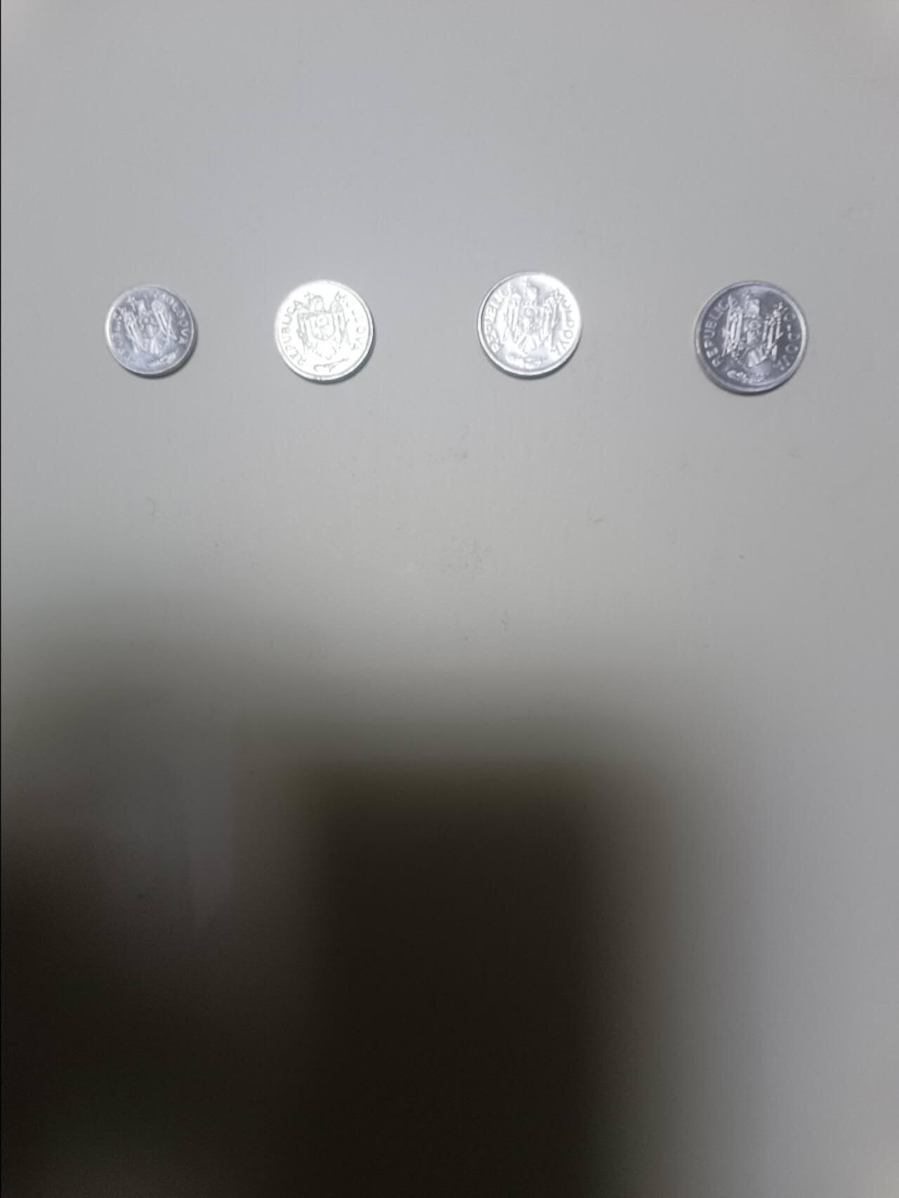 【20260101】非全新纸币和硬币第320场 摩尔多瓦4枚硬币