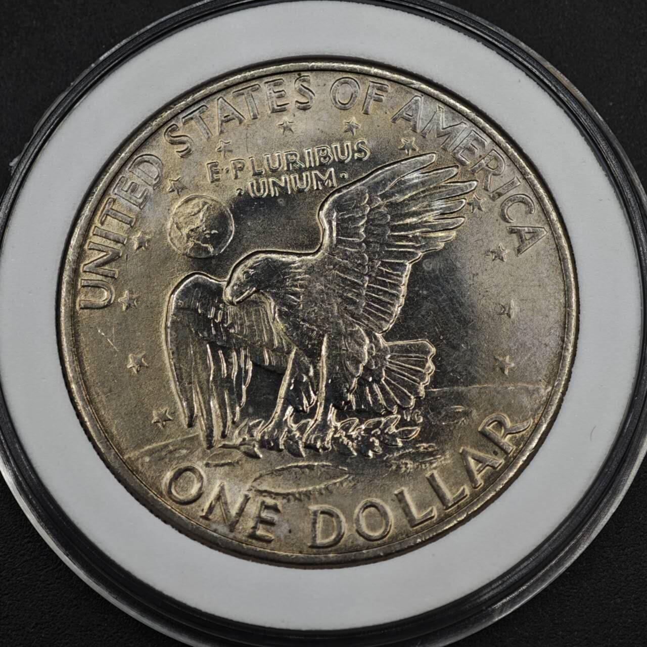 【淘币小摊】实时拍第八百三十七拍   散币银币场   满百包邮可预留二周 每周一统一发货   美国1971年艾森豪威尔1元镍币