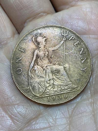 2026年第一场(总第一百七十场）外国好品散币场(免佣金) - 英国🇬🇧1936年1便士(乔治五世逝世年，第三版关门年)