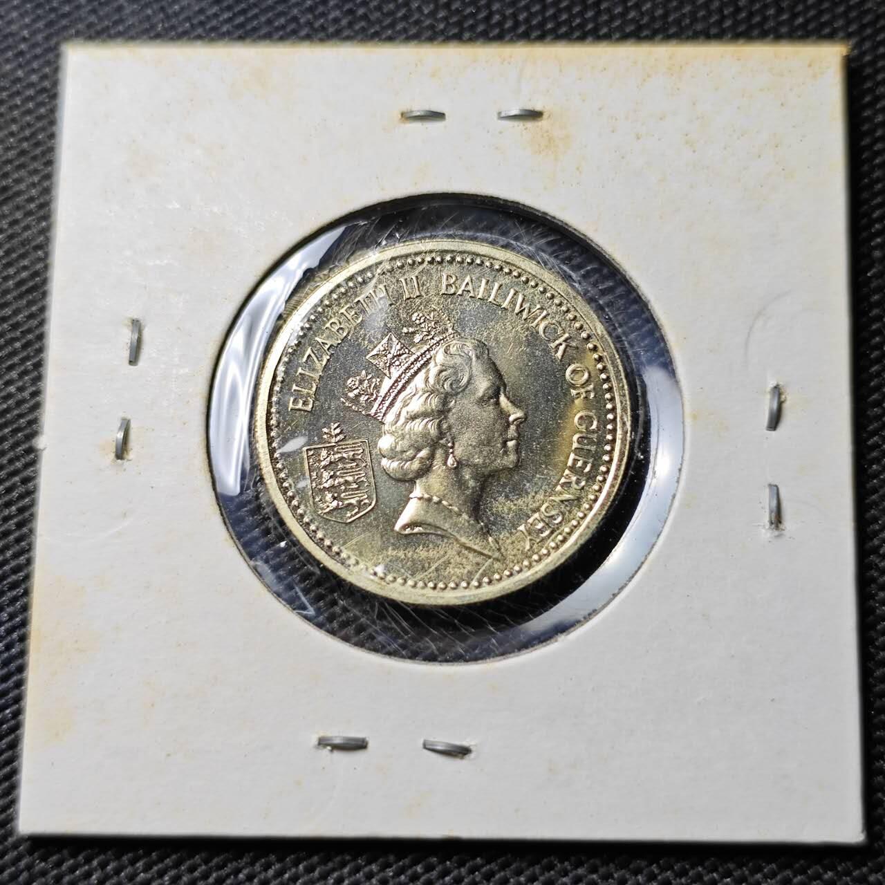 KK钱币收藏小铺 《套币 好品/批量散币专场》  2月预留时间 周末发货   1988泽西1镑 好品