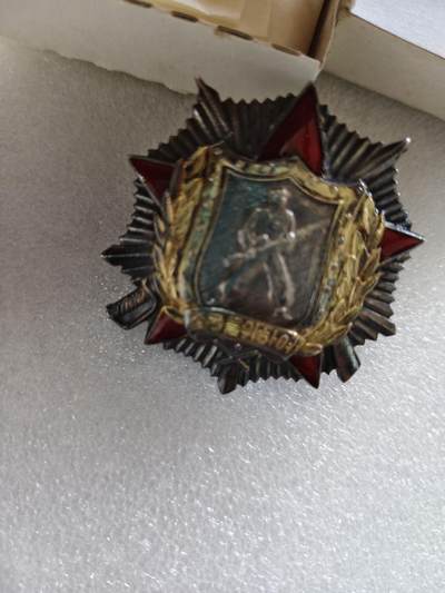 二级战士珐琅完好无损无刮擦。大银盘， - 二级战士珐琅完好无损无刮擦。大银盘，