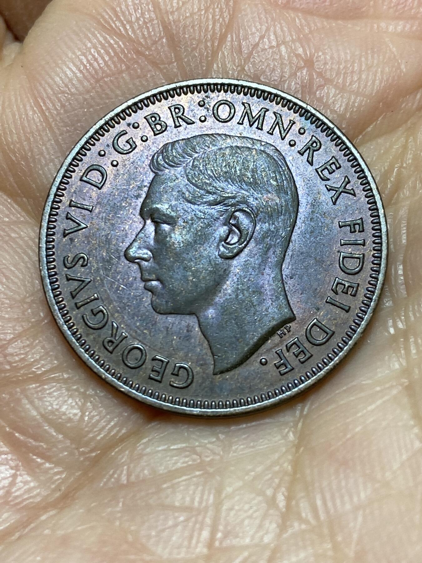 2026年第一场(总第一百七十场）外国好品散币场(免佣金) 英国🇬🇧1952年半便士(乔治六世逝世年，第二版关门年)