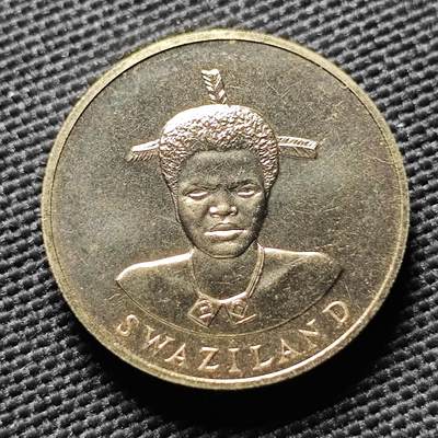 KK钱币收藏小铺 《套币 好品/批量散币专场》  2月预留时间 周末发货 -   1986斯威士兰1里兰吉尼 好品