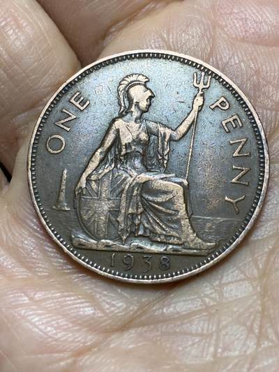 2026年第一场(总第一百七十场）外国好品散币场(免佣金) - 英国🇬🇧1938年1便士(乔治六世第一版)