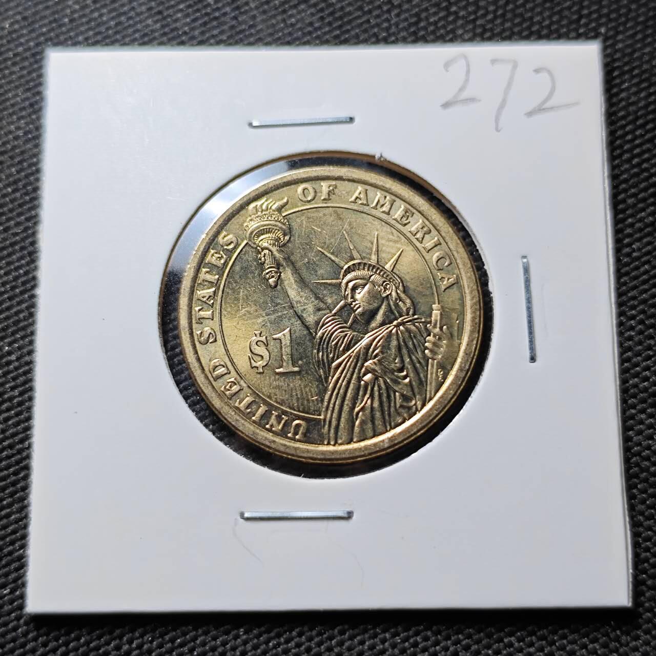 KK钱币收藏小铺 《套币 好品/批量散币专场》  2月预留时间 周末发货   美国总统纪念币1元 好品