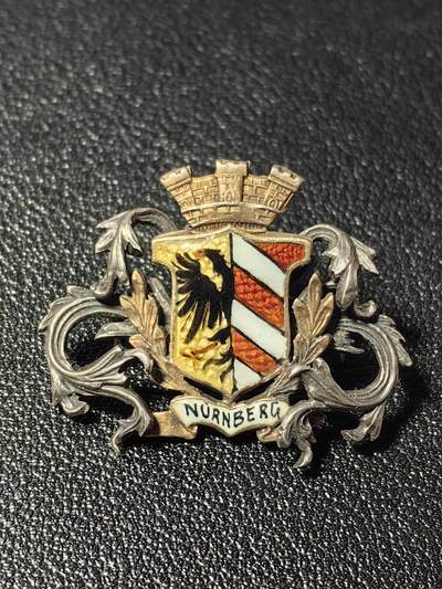 靖甫拍卖新拍第一场 - 德国纽伦堡徽章 银质珐琅早期工艺