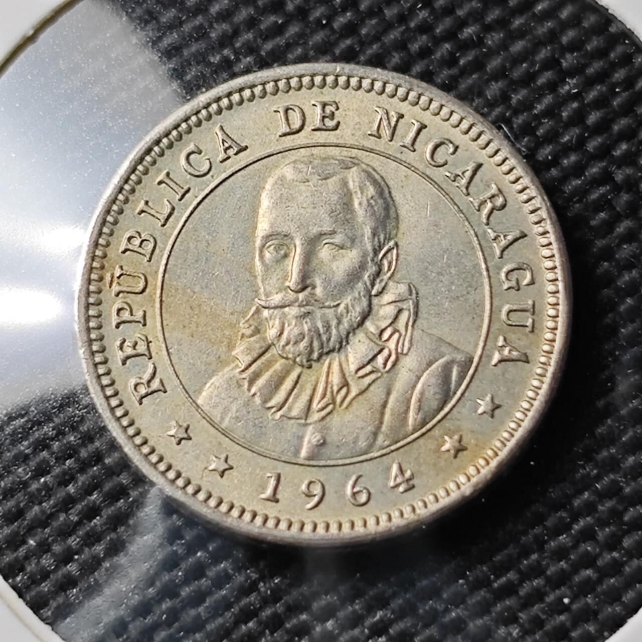 KK钱币收藏小铺 《套币 好品/批量散币专场》  2月预留时间 周末发货  1964尼加拉瓜5分 好品