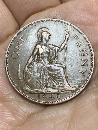 2026年第一场(总第一百七十场）外国好品散币场(免佣金) - 英国🇬🇧1949年1便士(乔治六世第二版，首发年)