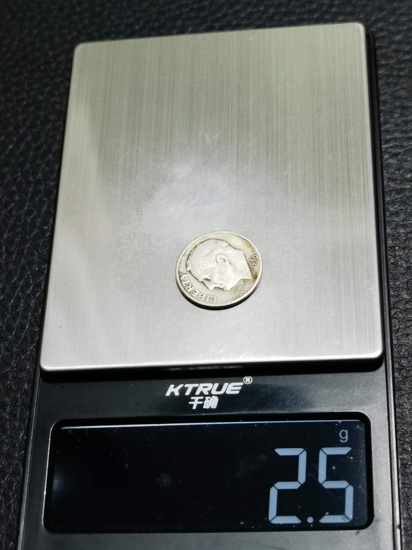 天下钱庄专场欢迎参拍 美国罗斯福10美分银币