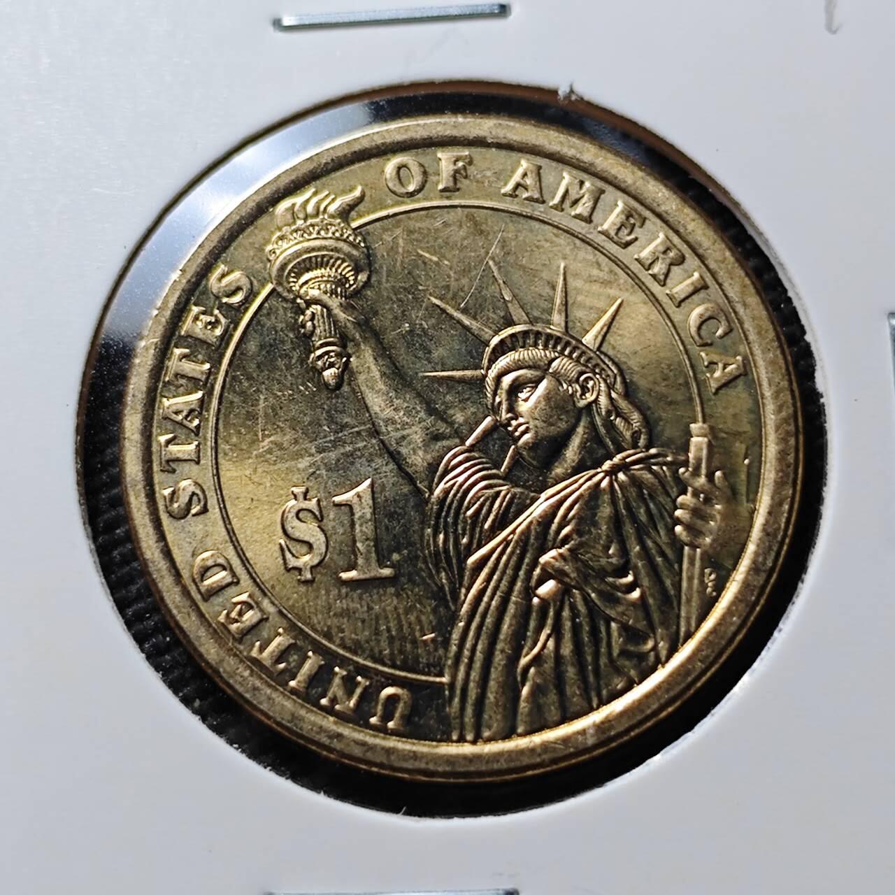 KK钱币收藏小铺 《套币 好品/批量散币专场》  2月预留时间 周末发货   美国总统纪念币1元 好品