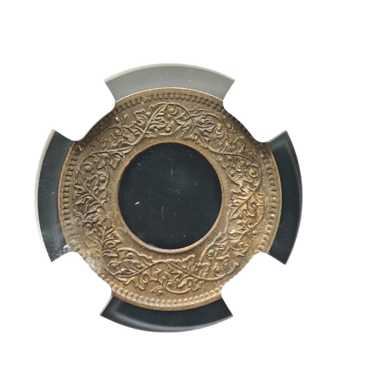 【淘币小摊】实时拍第八百三十七拍   散币银币场   满百包邮可预留二周 每周一统一发货   印度1947年1派沙铜币 NGC MS62RB