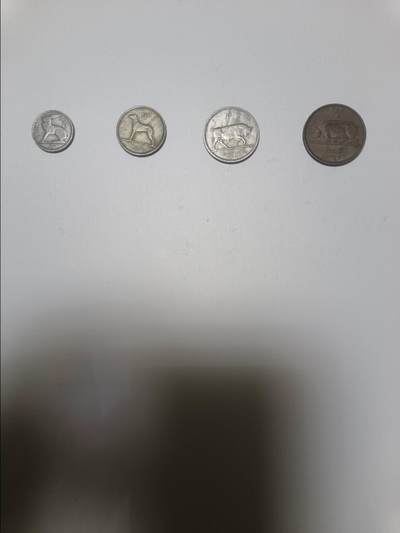 【20260101】非全新纸币和硬币第320场 - 爱尔兰4枚硬币
