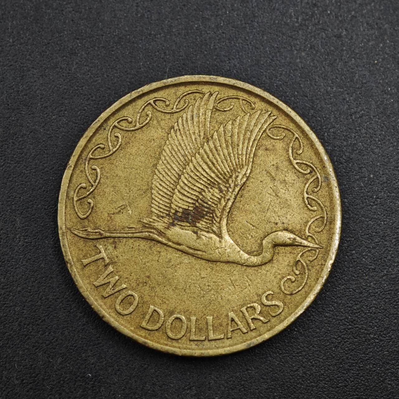 【淘币小摊】实时拍第八百三十七拍   散币银币场   满百包邮可预留二周 每周一统一发货   新西兰1991年2元铜币