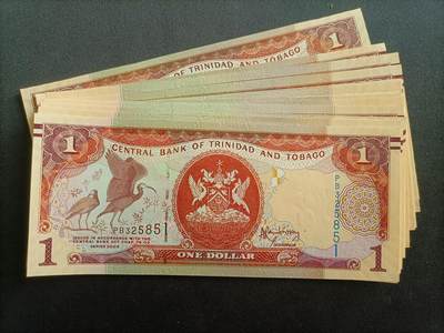 【游宝包邮场】蛇年第103期  - 特立尼达和多巴哥-1元 20张【UNC/UNC- 个别AU】