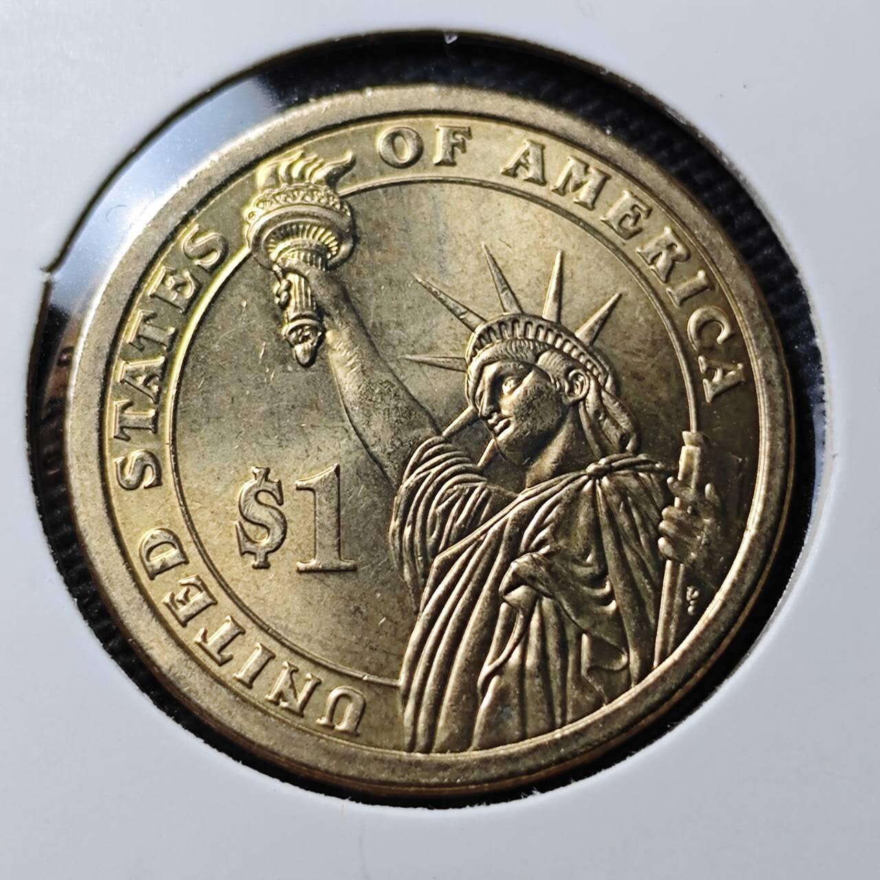 KK钱币收藏小铺 《套币 好品/批量散币专场》  2月预留时间 周末发货    美国总统纪念币1元 好品