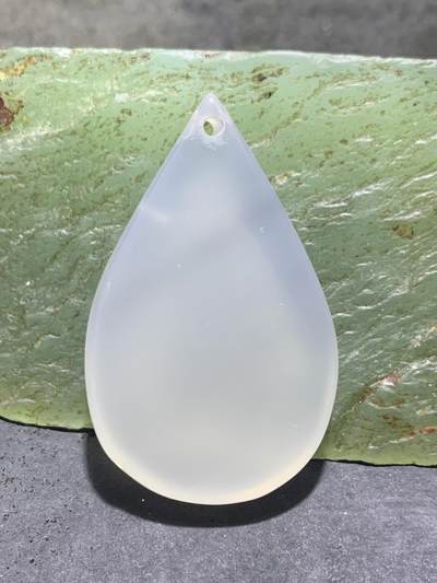 冰透高玉化海洋玉髓通货吊坠一个， - 冰透高玉化海洋玉髓通货吊坠一个，