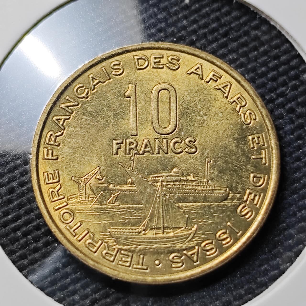 KK钱币收藏小铺 《套币 好品/批量散币专场》  2月预留时间 周末发货   1975法属伊萨10法郎 好品