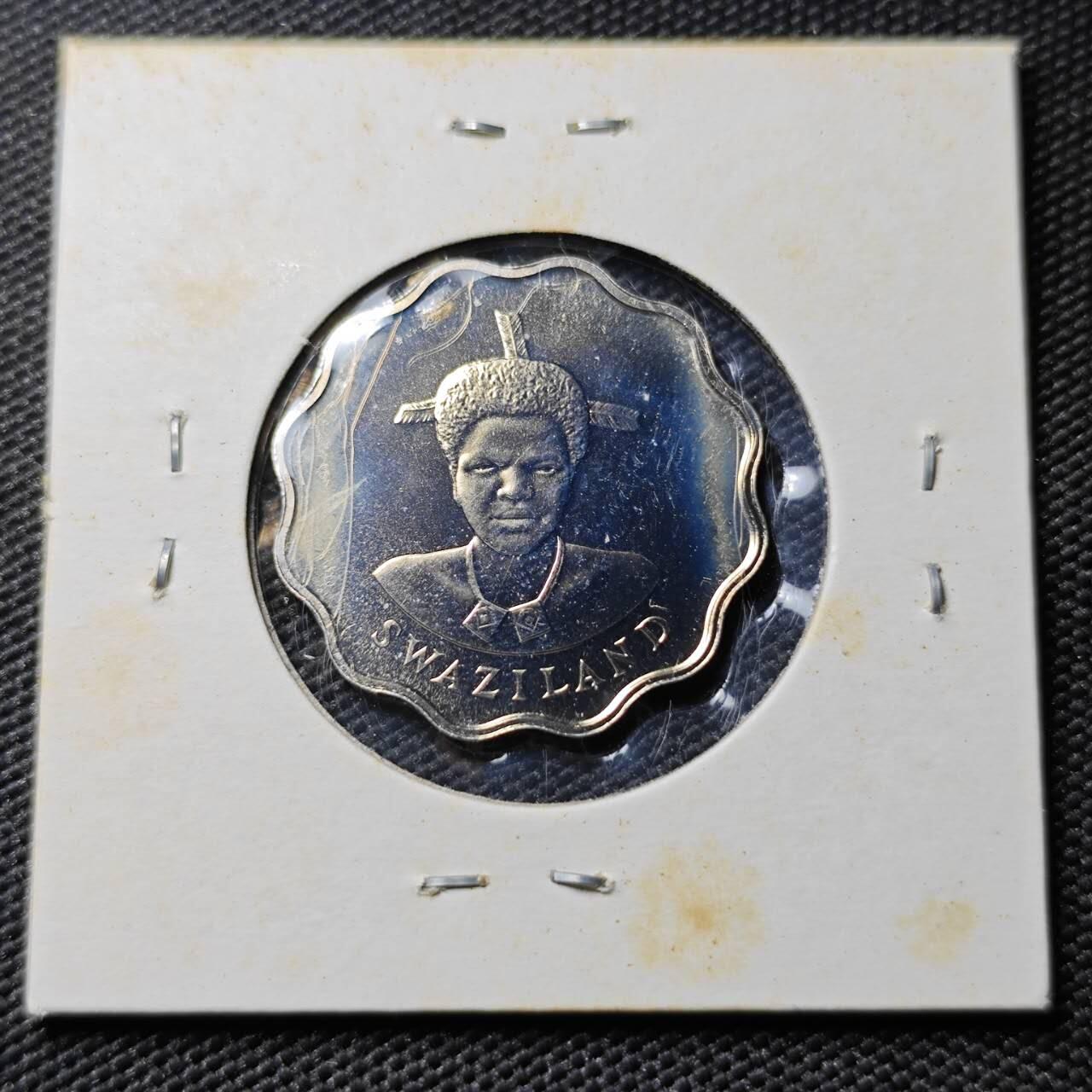 KK钱币收藏小铺 《套币 好品/批量散币专场》  2月预留时间 周末发货   1986斯威士兰20分 好品