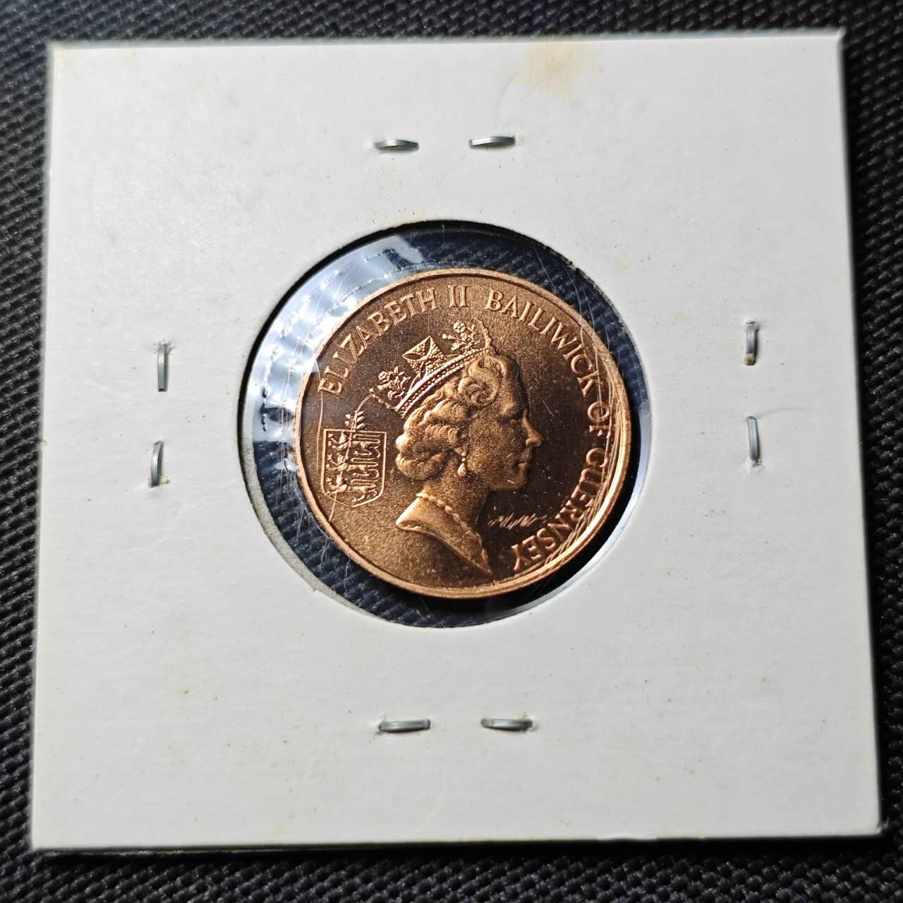 KK钱币收藏小铺 《套币 好品/批量散币专场》  2月预留时间 周末发货  1988泽西1便士 好品