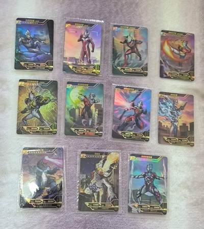 龙虎卡牌-七零场，2026首场，全场包邮！！（无佣金，周六结拍，欢迎送拍） - 【原膜】11张不重复 卡游奥特曼5弹 Xp卡