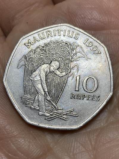 2026年第一场(总第一百七十场）外国好品散币场(免佣金) - 毛里求斯🇲🇺1997年10卢比(首发年仅发行2年)