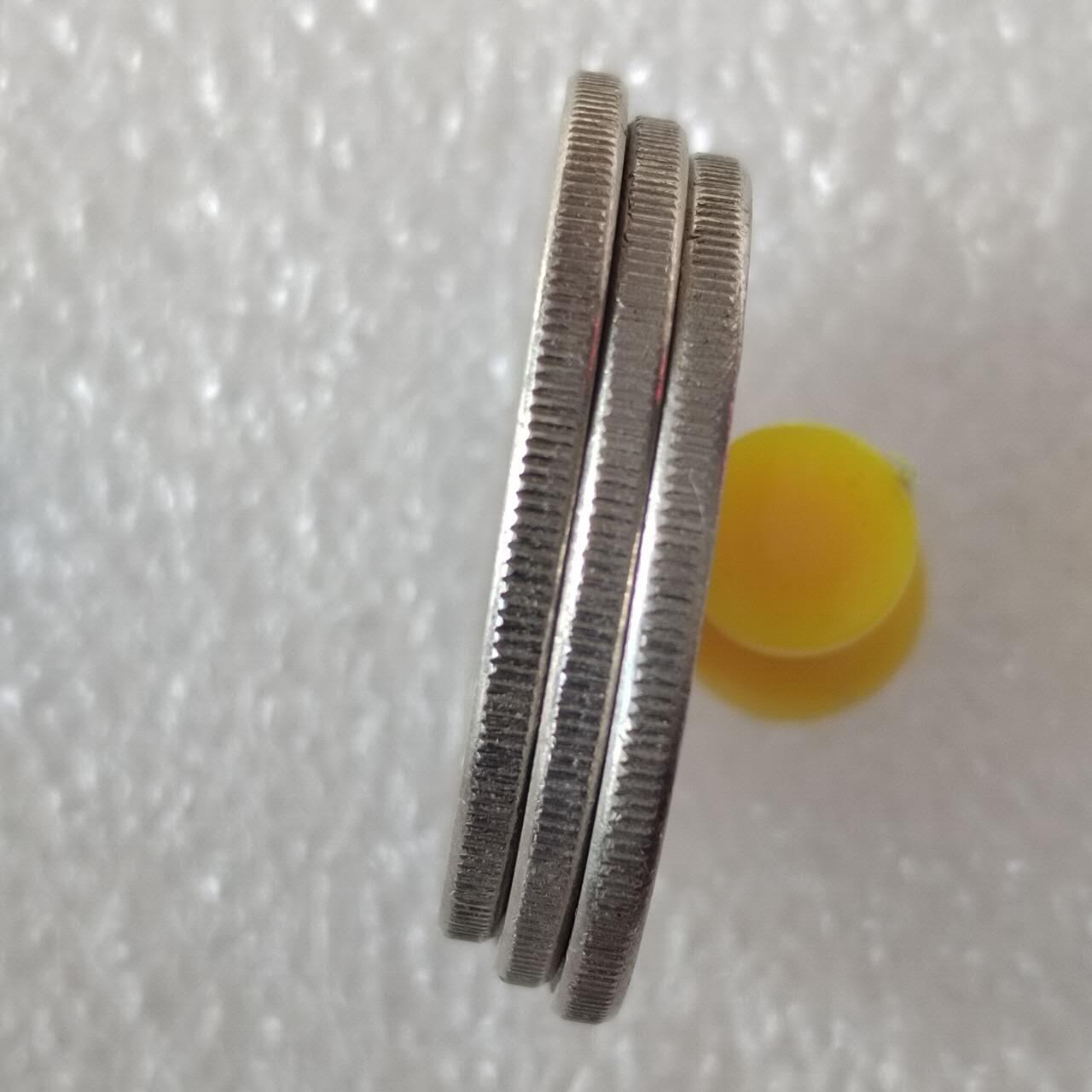 建党70周年纪念币一套三枚