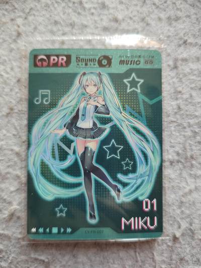 【随心含颖卡拍53期】卡游/集卡社/卡卡沃 抽卡机专场拍卖【无佣金】 - 卡游 初音绝版pr卡一张