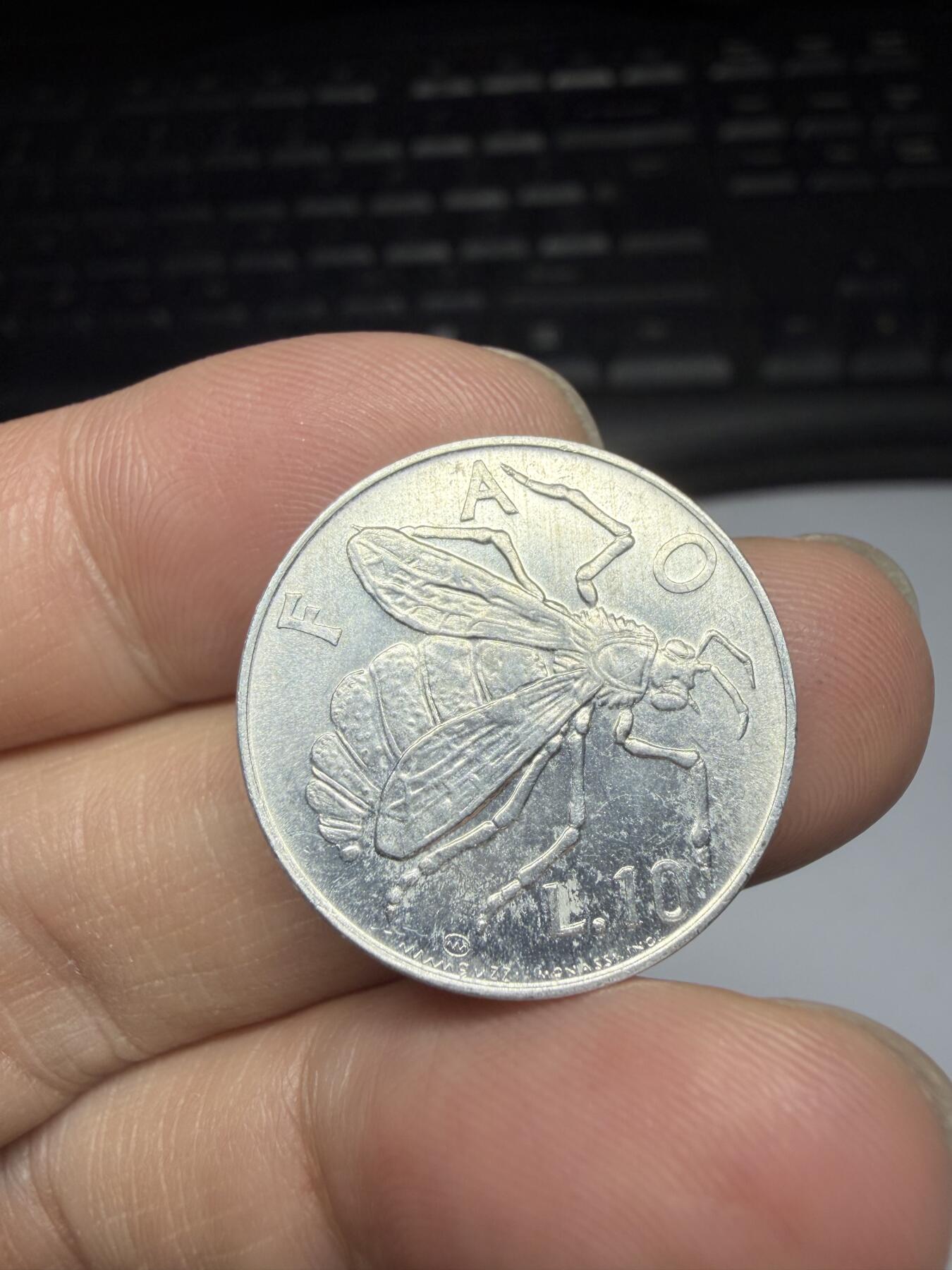 2025年集古藏今外币拍卖第十一期-第6场—（总第296拍），可以寄存60天，满160元包邮。 1974年圣马力诺10里拉