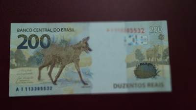 【新年二拍】世界钱币～微拍第223期暨2025年第63期  裸钞专场超低起拍 欢迎参与 - 2020年巴西200雷亚尔 全新绝品无47尾号5532