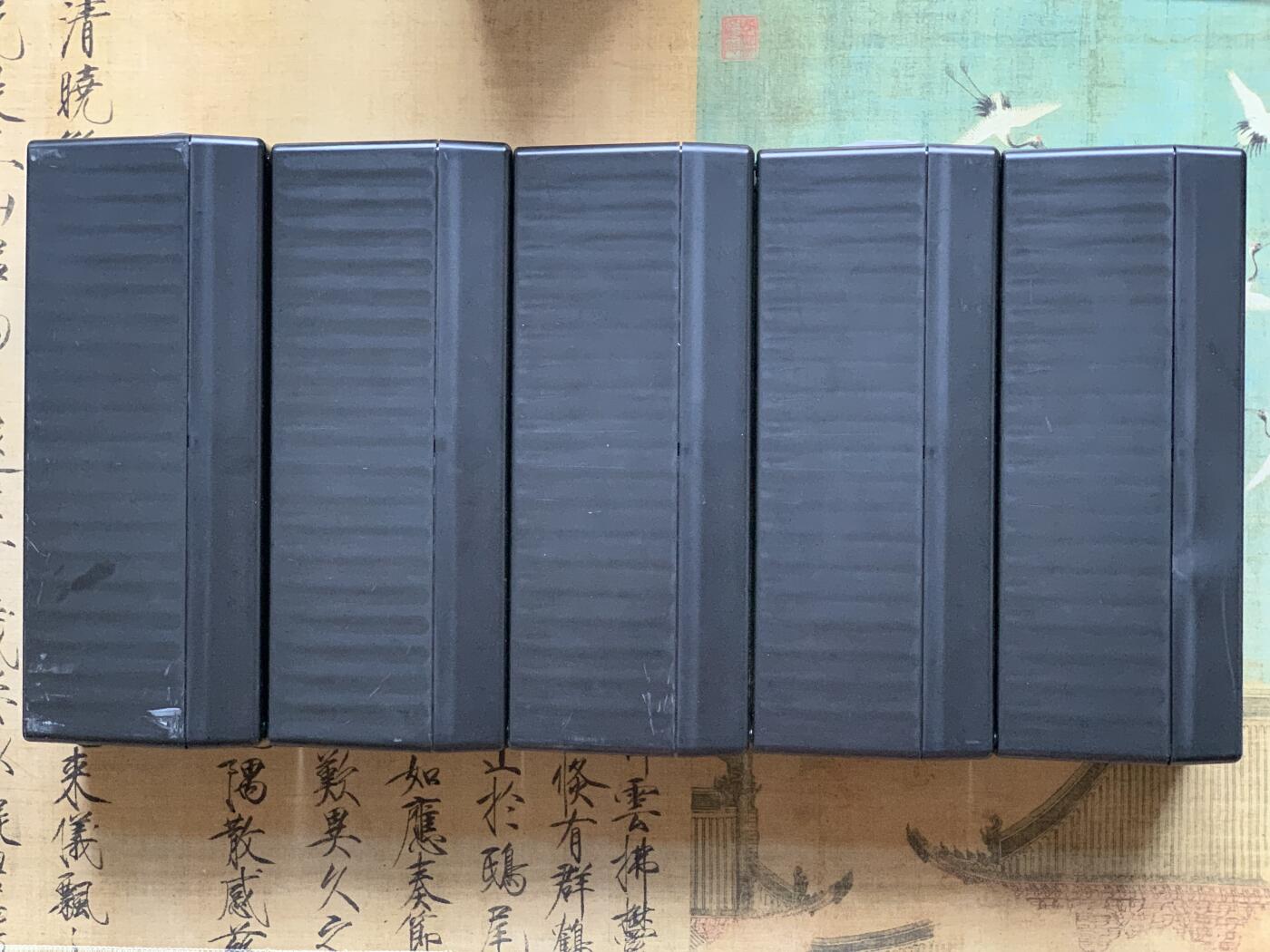 《竞宝斋》第453场 周日，周一 2场连拍 （全场包邮，欢迎送拍） 五个一组 PCGS评级币大号正版收纳盒（每个可装20枚PCGS评级币）细节见图