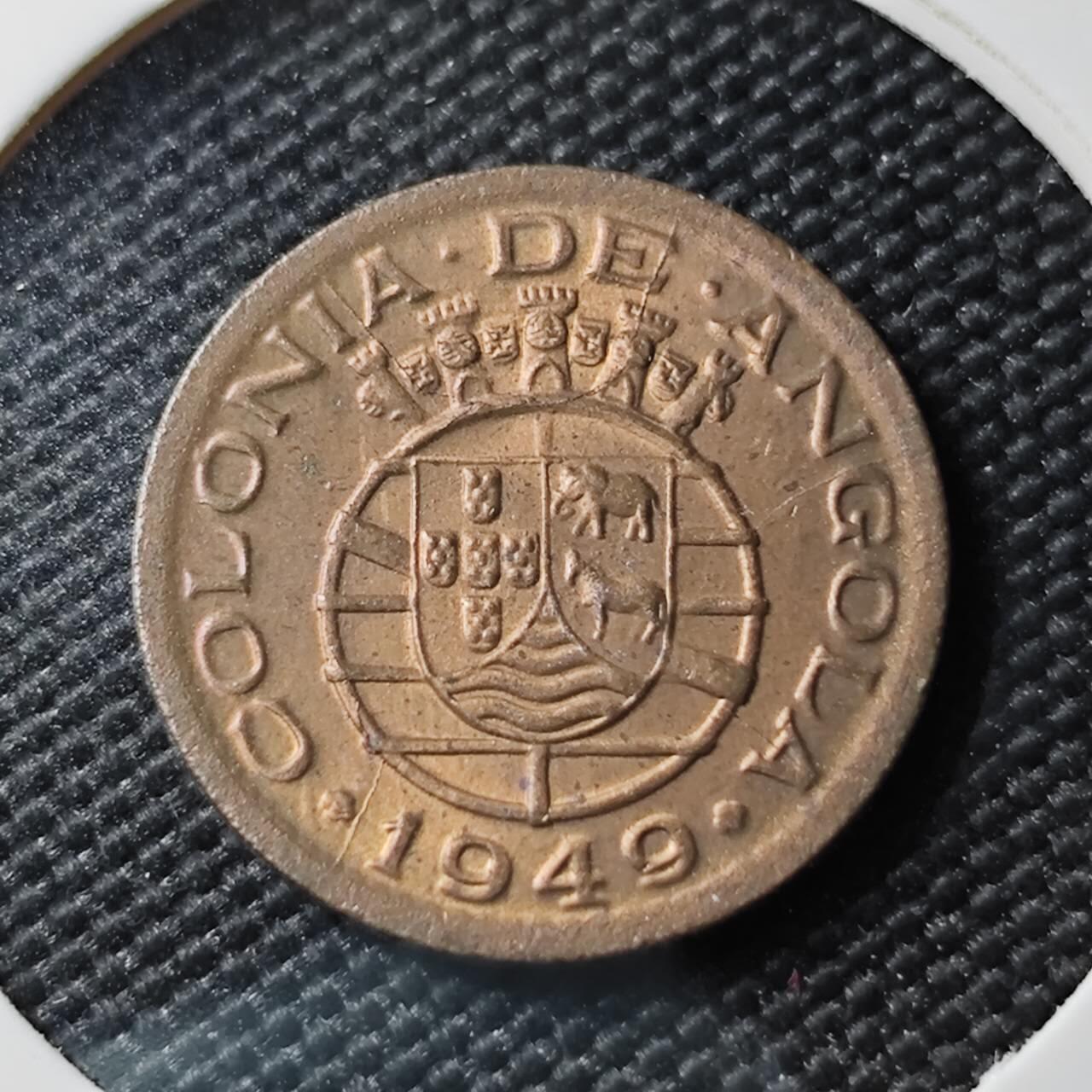 KK钱币收藏小铺 《套币 好品/批量散币专场》  2月预留时间 周末发货  1949葡属安哥拉10分 好品铜币