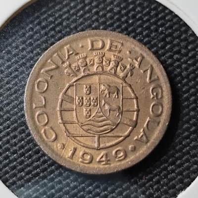 KK钱币收藏小铺 《套币 好品/批量散币专场》  2月预留时间 周末发货 -  1949葡属安哥拉10分 好品铜币